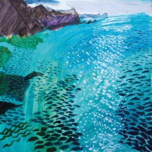 Afternoon Shimmer.   Paintings by Mark Rochester. Acrylic on board.