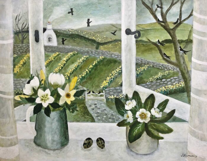 Six for Gold.   Paintings by Sarah Bowman. Oil on board.
