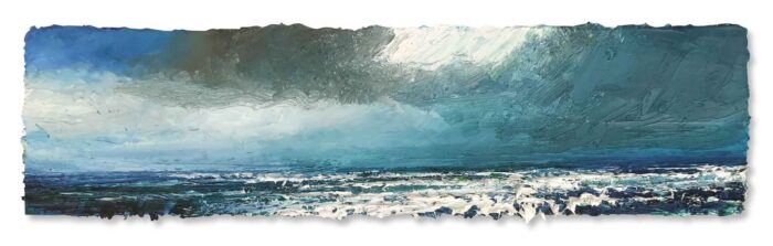 Autumn Tide.   Paintings by David Morgan. Oil on board.