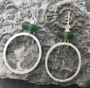 Rockpool Necklace.   Jewellery by Uncategorised. Silver & seaglass.