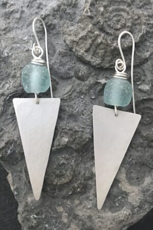 Rockpool Necklace.   Jewellery by Uncategorised. Silver & seaglass.