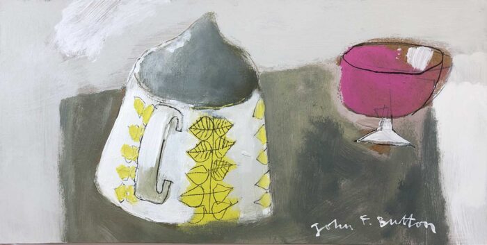 Treasure II.   Paintings by John Button. Acrylic on board.