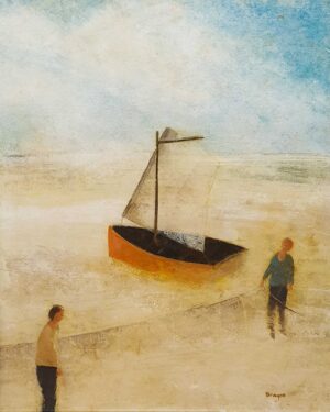 Long Net.   Paintings by David Brayne. Acrylic & pigment on paper.