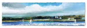 Across the Water.   Paintings by David Morgan. Oil on board.