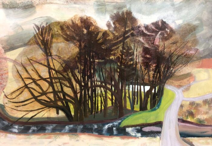 Spring Flowers & Pelargoniums.   Paintings by Arabella Shand. Oil on board.