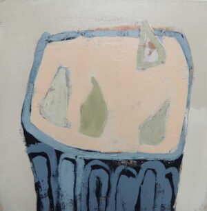 Coffee & Sea Pinks.   Paintings by Uncategorised. Acrylic & gesso on canvas board.