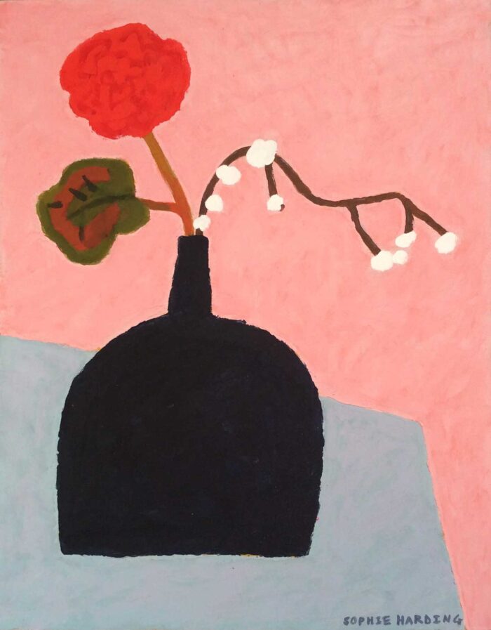 Ikebana.   Paintings by Uncategorised. Acrylic on board.