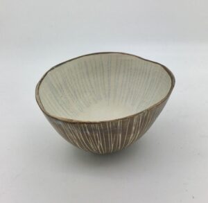Clay shell (1).   Ceramics by Sue Mundy. Stoneware.