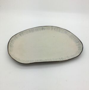 Plate (5).   Ceramics by Sue Mundy. Stoneware.