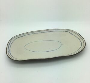 Plate (8).   Ceramics by Sue Mundy. Stoneware.