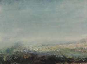 Staple Tor, Summer Haze.   Paintings by Mike Carter. Oil on board.