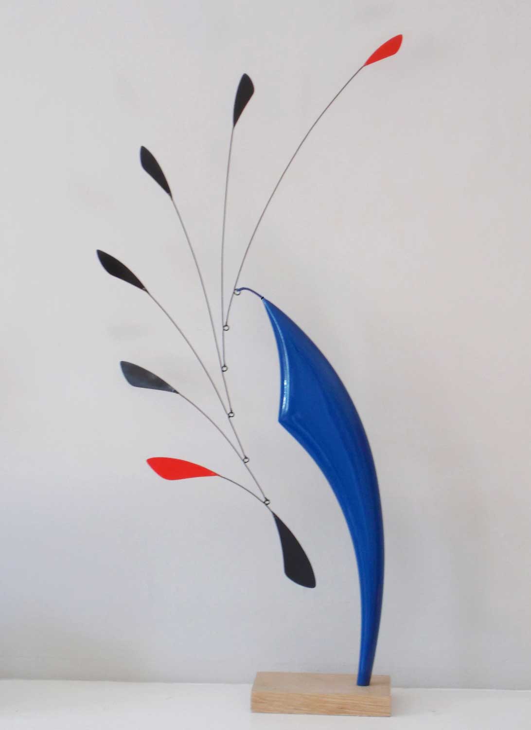 Kinetic Study 25.   Sculpture by Edward Willis. Resin & steel.