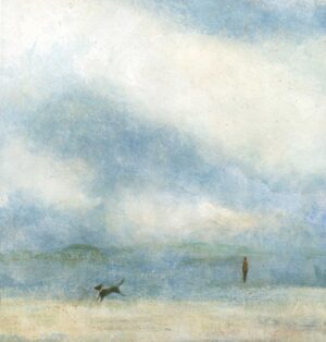 Low Cloud.   Paintings by David Brayne. Acrylic and pigment.