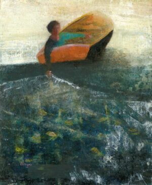 Small Net.   Paintings by David Brayne. Acrylic and pigment.