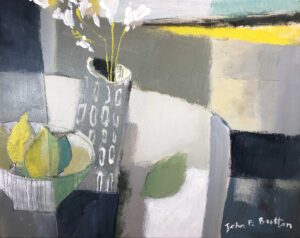 All Serene.   Paintings by John Button. Acrylic.