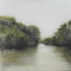 Drifting.   Paintings by Anna Boss. Acrylic & resin.