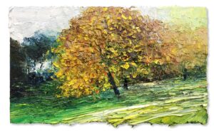 Windy Day Sailing.   Paintings by David Morgan. Oil on board.