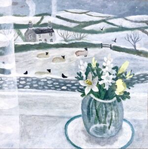 Silent Night.   Paintings by Sarah Bowman. Oil on board.