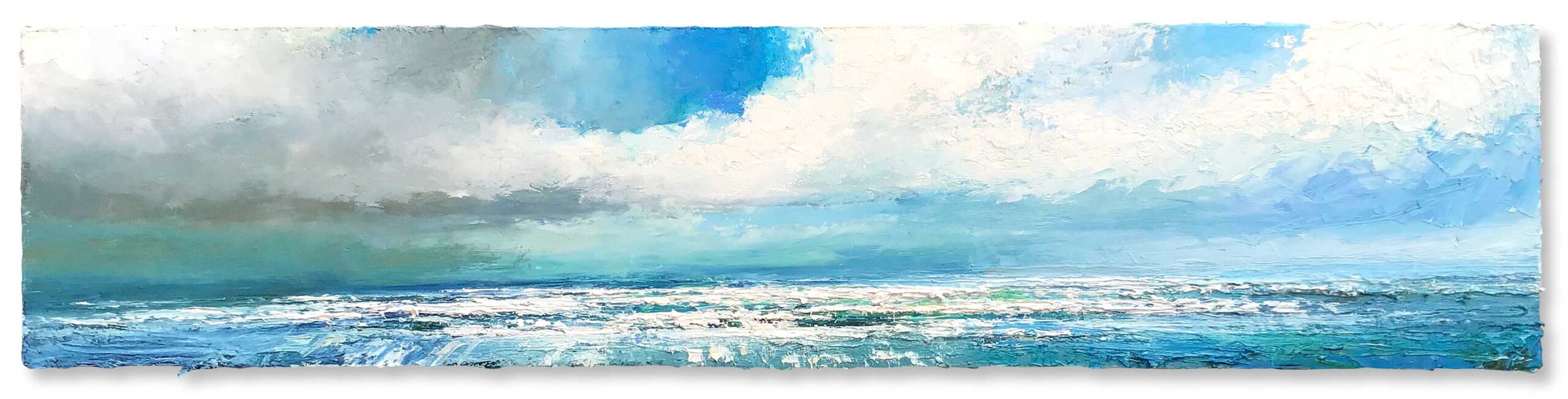 Spring Clouds, Rippon Tor.   Paintings by David Morgan. Oil on board.