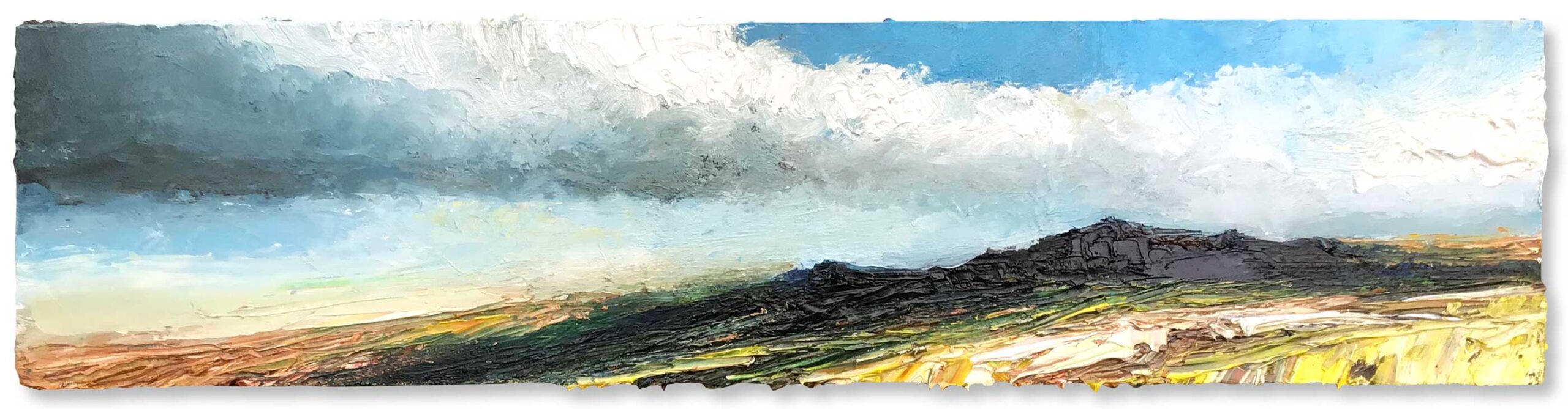 Spring Clouds, Rippon Tor. Paintings by David Morgan. Oil on board. Spring Clouds, Rippon Tor. Paintings by David Morgan. Oil on board.