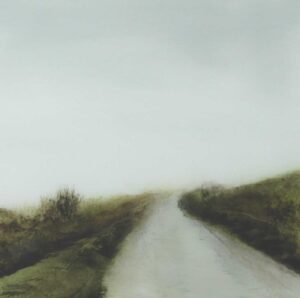 Upwards.   Paintings by Anna Boss. Acrylic & resin.