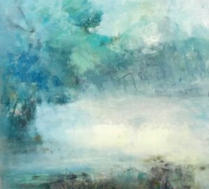 Mirror.   Paintings by Wendy McBride. Pastel.