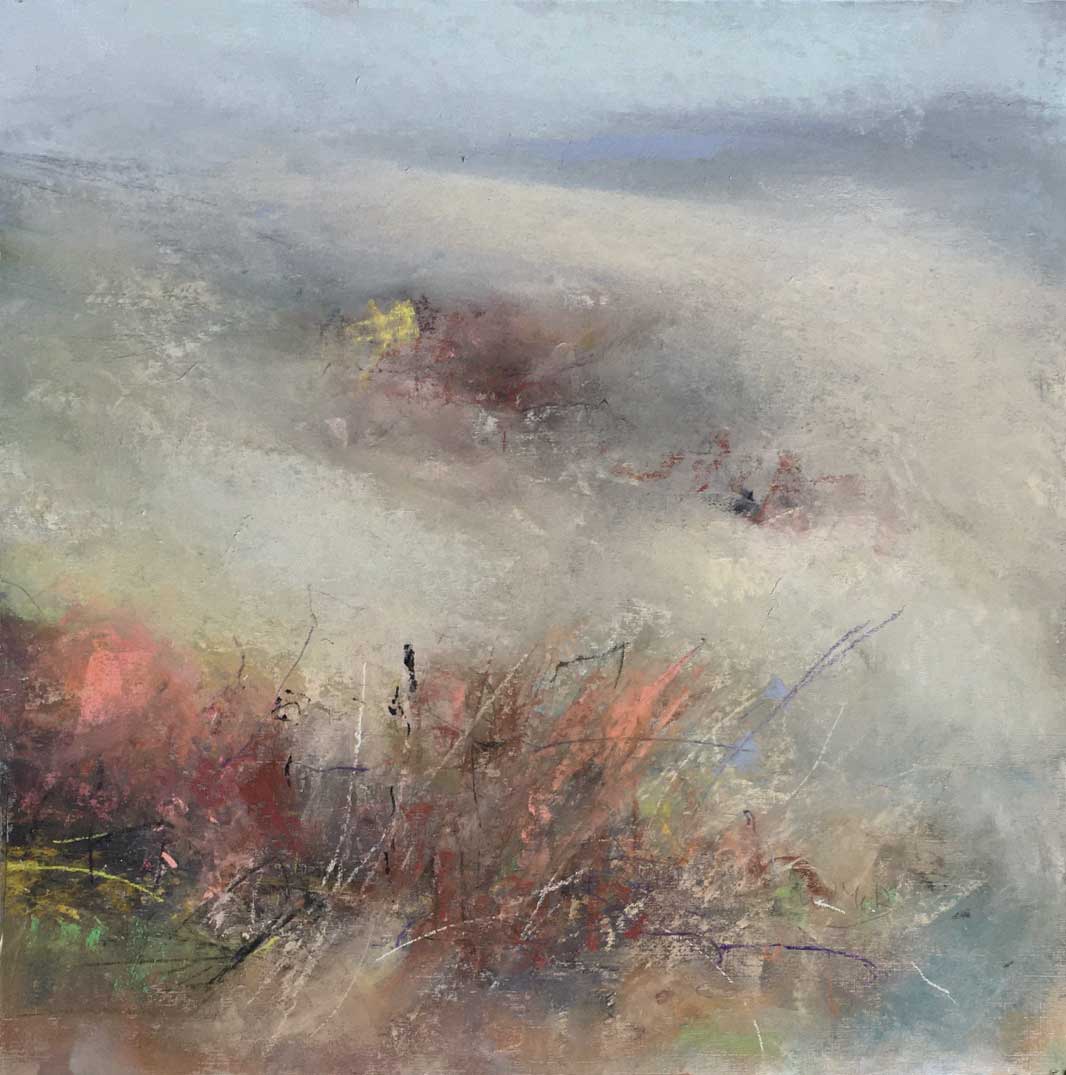 One Foot in Front of the Other.   Paintings by Wendy McBride. Pastel.