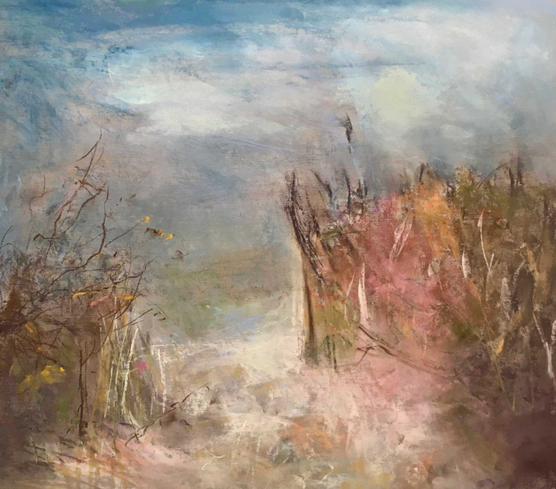 Outrun.   Paintings by Wendy McBride. Pastel.