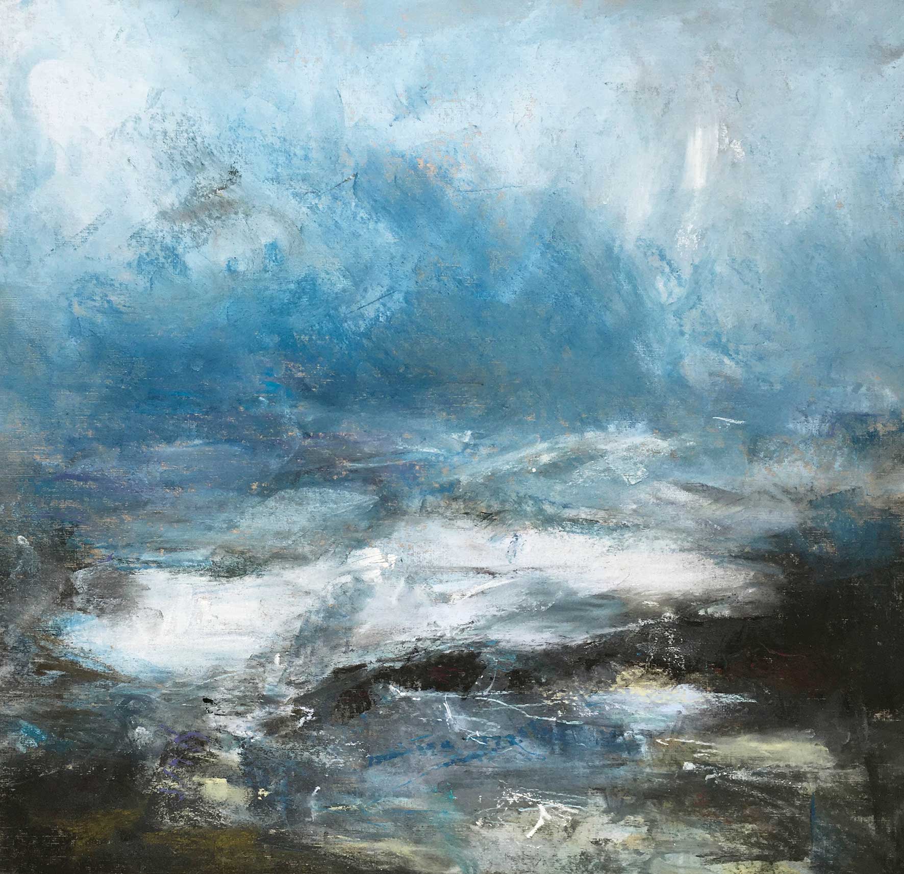 Priest's Cove, Cape Cornwall.   Paintings by Wendy McBride. Pastel.