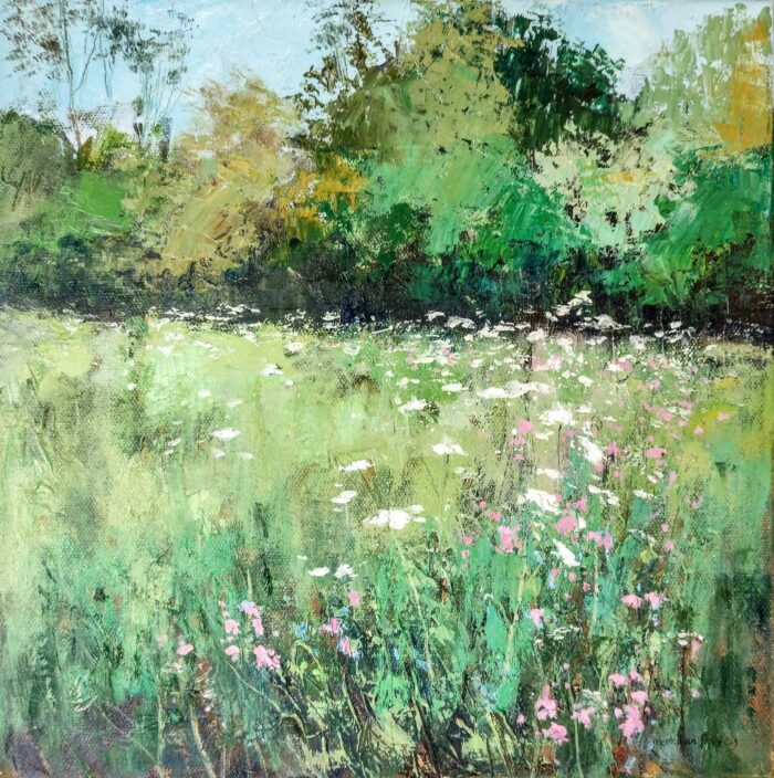 Wild Field.   Paintings by Caroline McMillan Davey. Oil on canvas.
