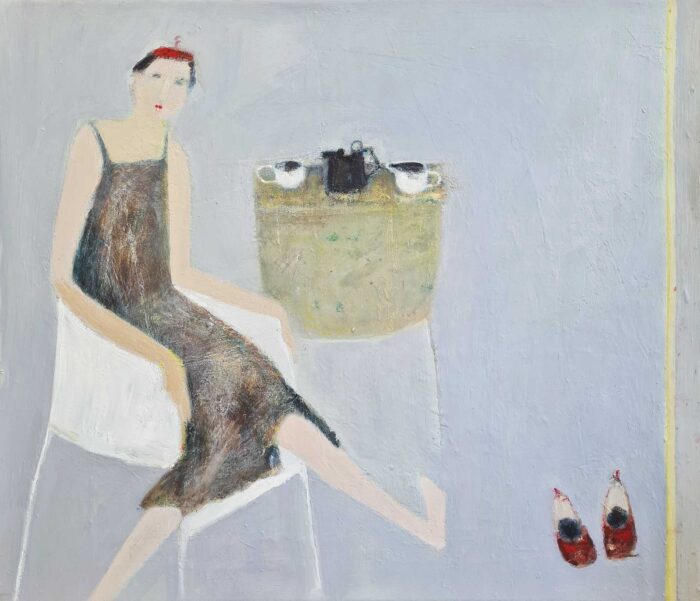 Pear Bowl.   Paintings by Marilyn Browning. Oil on canvas.