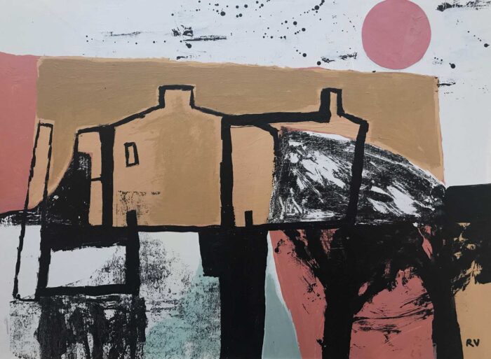 Peep 'o' Day Farm.   Paintings by Uncategorised. Acrylic on board.