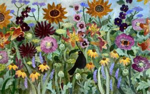 Summer Glory.   Paintings by Sarah Bowman. Oil on board.