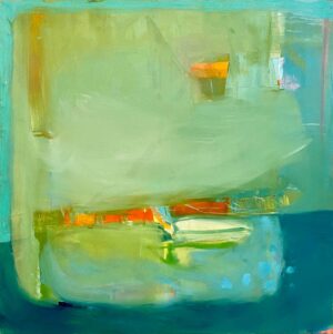 Cloudburst. Abstract  Paintings by Sam Brooks. Oil on linen.