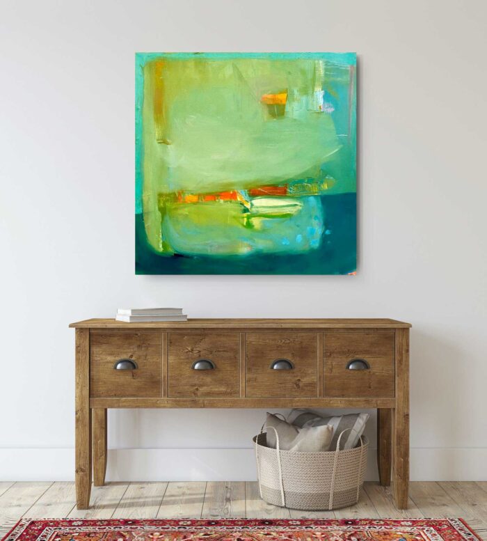 Cloudburst. Abstract  Paintings by Sam Brooks. Oil on linen.