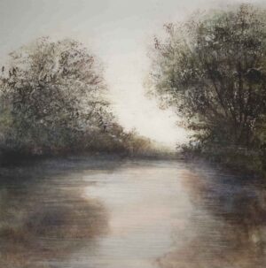 Closing In.   Paintings by Anna Boss. Acrylic & resin.