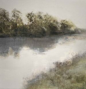 Bankside.   Paintings by Anna Boss. Acrylic & resin.