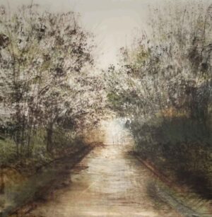 Homeward.   Paintings by Anna Boss. Acrylic & resin.