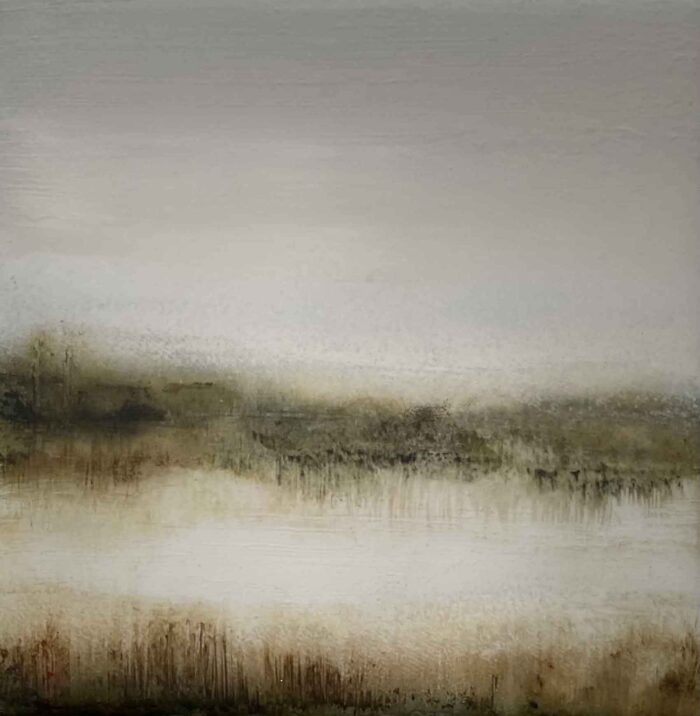 Morning Stillness.   Paintings by Anna Boss. Acrylic & resin.