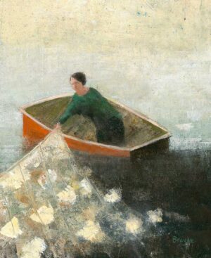 Open Net.   Paintings by David Brayne. Acrylic & pigment on paper.