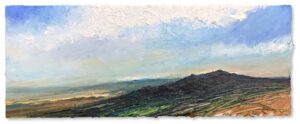 Early Autumn, Yar Tor. Dartmoor Devon Paintings by David Morgan. Oil on canvas.
