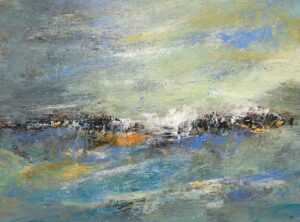 Berry Head. Devon Landscape Paintings by James Tatum. Oil & acrylic on board.