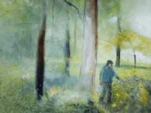 The Wren's Song.   Paintings by Jane Brayne. Mixed Media.