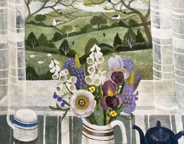 Early Summer, Dartmoor. Still Life Dartmoor Paintings by Sarah Bowman. . Early Summer, Dartmoor. Still Life Dartmoor Paintings by Sarah Bowman. .