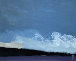 Moorland. Landscape  Paintings by Malcolm Ashman. Acrylic on panel.