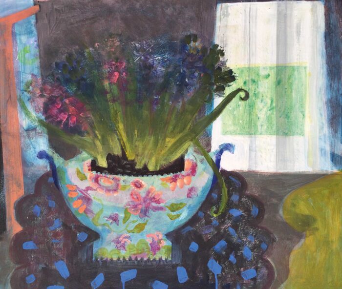 Against the Light. Still Life Floral Paintings by Arabella Shand. Acrylic on board.
