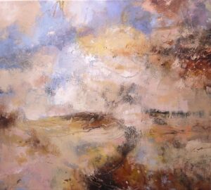 Aerial. Landscape  Paintings by Andy Waite. Oil on canvas.