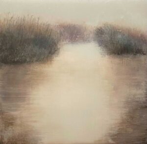 Drifting. Landscape  Paintings by Anna Boss. Acrylic & resin.