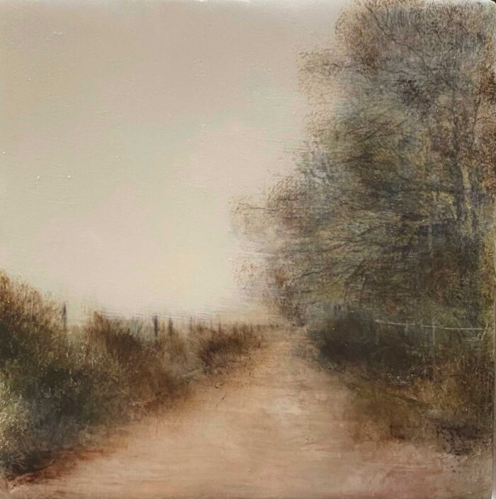 Passing Through. Landscape  Paintings by Anna Boss. Acrylic & resin.