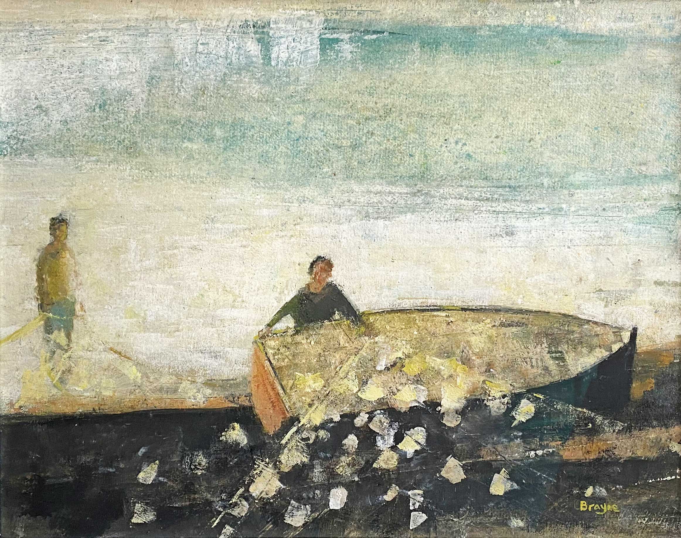 Open Net II. Seascape Figurative Paintings by David Brayne. Acrylic and pigment. Open Net II. Seascape Figurative Paintings by David Brayne. Acrylic and pigment.